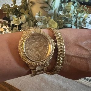 TRADE HOLD -    Michael Kors glitz watch